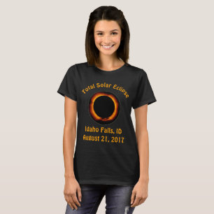 Camiseta Eclipse solar total (quedas de Idaho,
