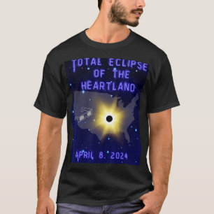 Camiseta Eclipse Total Do Coração - Eclip Solar Total