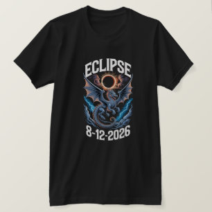 Camiseta Eclipse Total do Sol 12 de Agosto de 2026 Espanha