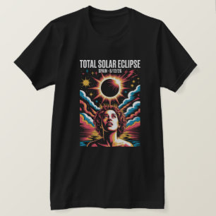 Camiseta Eclipse Total do Sol 12 de agosto de 2026 Espanha