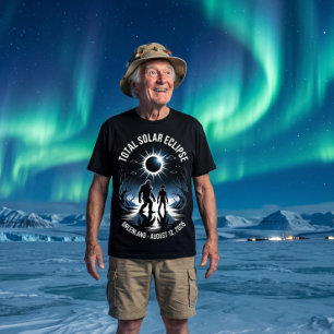 Camiseta Eclipse Total do Sol 12 de agosto de 2026 Groenlân