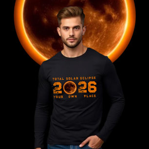 Camiseta Eclipse Total do Sol 2026