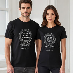 Camiseta Eclipse Total do Sol 2026 Espanha Islândia