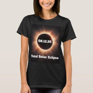 Camiseta Eclipse Total do Sol 2026 Feminino