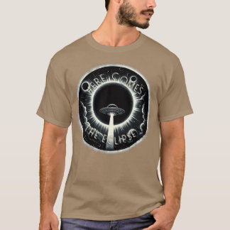 Camiseta Eclipse Total do Sol Aqui Vem o Eclipse 2024