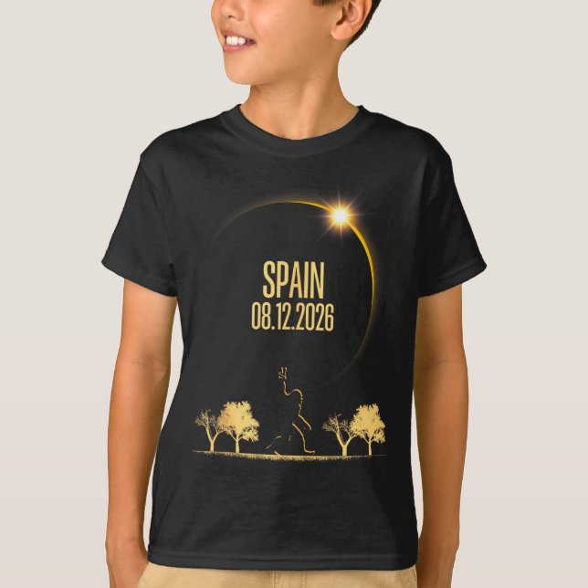 Camiseta Eclipse Total do Sol Bigfoot 08 (Frente)