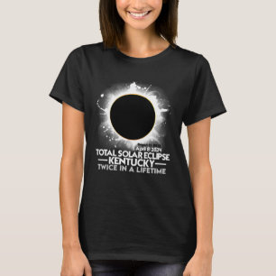 Camiseta Eclipse Total do Sol Duas Vezes na Vida Kentucky 2
