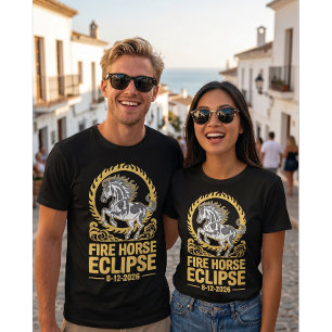 CAMISETA ECLIPSE TOTAL DO SOL EM 12 DE AGOSTO DE 2026
