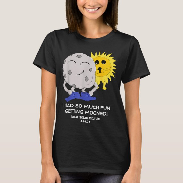 Camiseta Eclipse Total do Sol Foi Lunado (Frente)