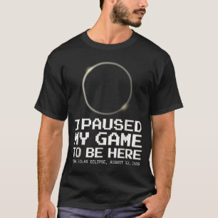Camiseta Eclipse Total do Sol Totalidade Gamer Fofo