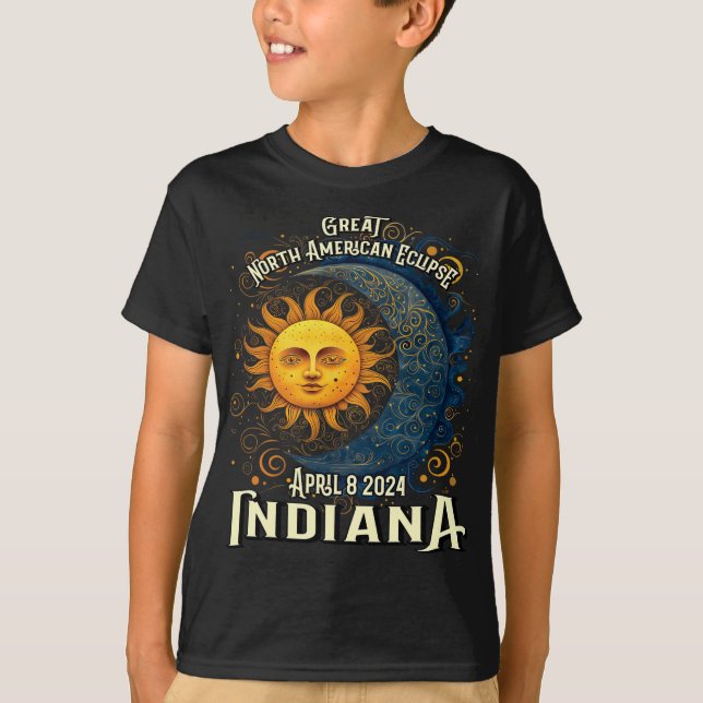 Camiseta Eclipse Totalidade Celestial 2024, Souven (Frente)