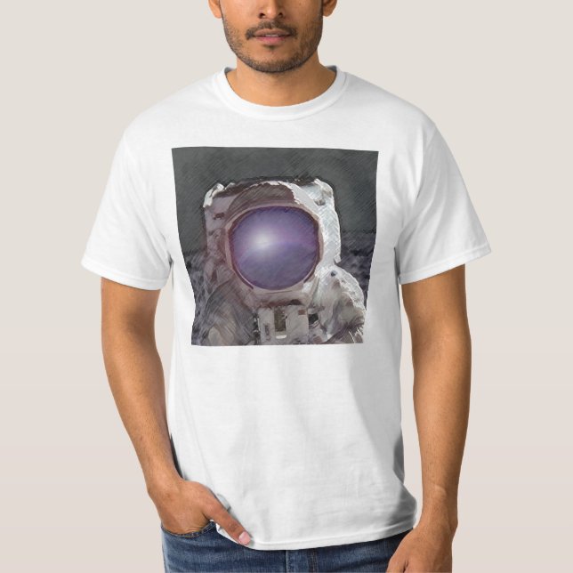 Camiseta Eclipse um feijão de Alan do la (Frente)