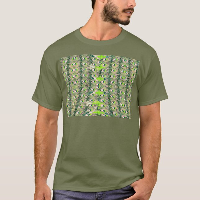 Camiseta Eco Africa Motif - Arte Africana Inspirada na Natu (Frente)