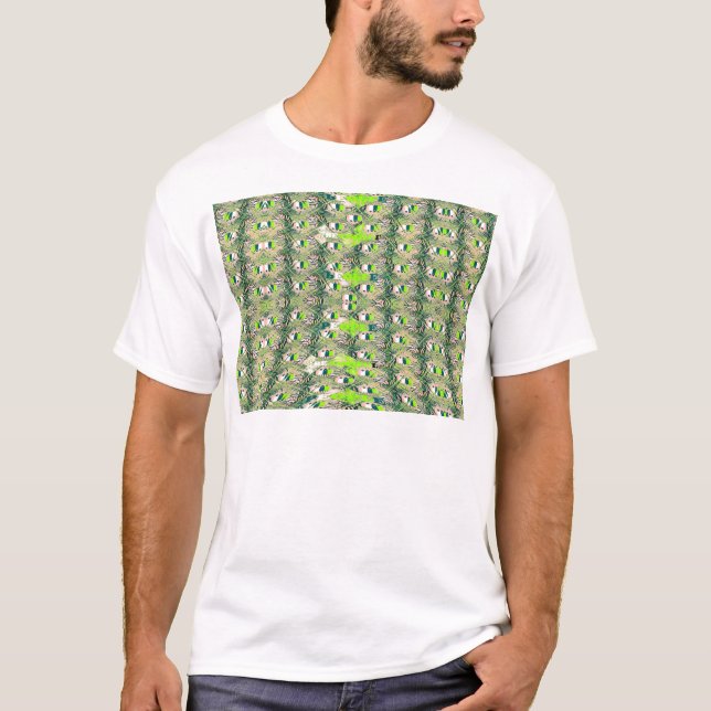 Camiseta Eco Africa Motif - Arte Africana Inspirada na Natu (Frente)