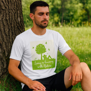 Camiseta Eco Cote Vivendo em Harmonia com a Natureza