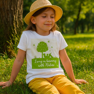 Camiseta Eco Cote Vivendo em Harmonia com a Natureza