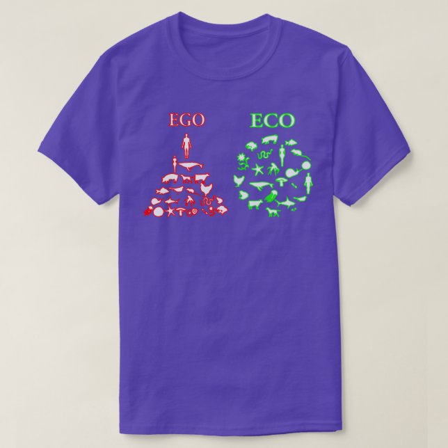 Camiseta ECO e EGO (Frente do Design)