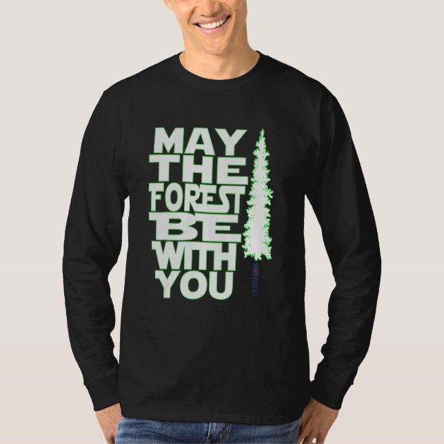 Camiseta Eco Earth Day Pode Ser Que A Floresta Esteja Com V (Frente)