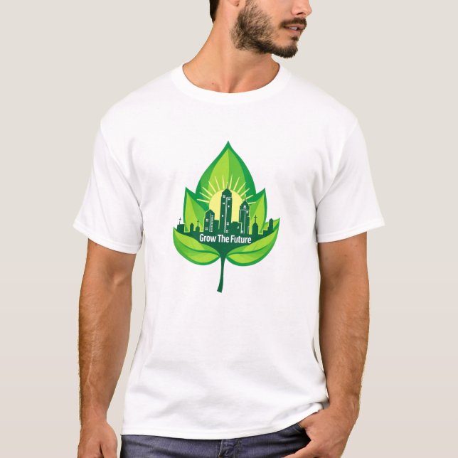 Camiseta Eco Green City Sustainable Living Design t-shirt (Frente)