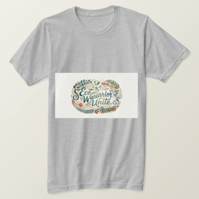 Camiseta Eco Guerreiro Une. (Frente do Design)
