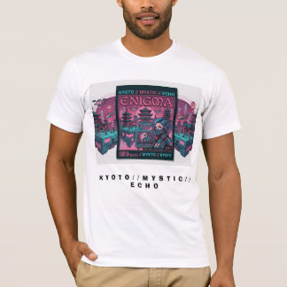 Camiseta Eco Místico de Kyoto - Roupas de Rua Neon Cyberpun