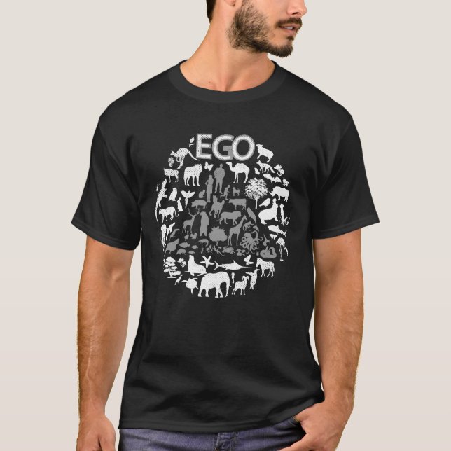 Camiseta ECO ou EGO - ECONÔMICO ou EGOÍSTICO (Frente)