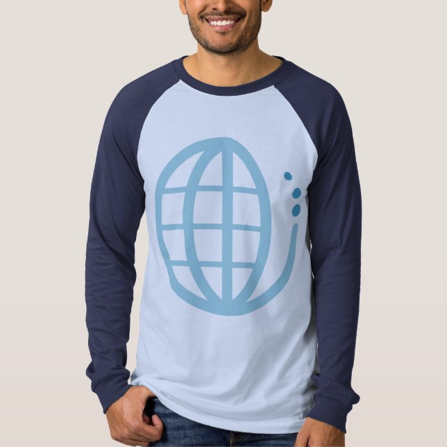 Camiseta eco-terra: conservar água (Frente)