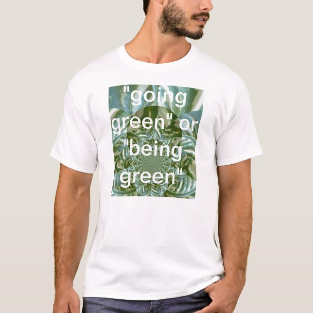 Camiseta Eco Verde Camo Caleidoscópio Impressão (Frente)