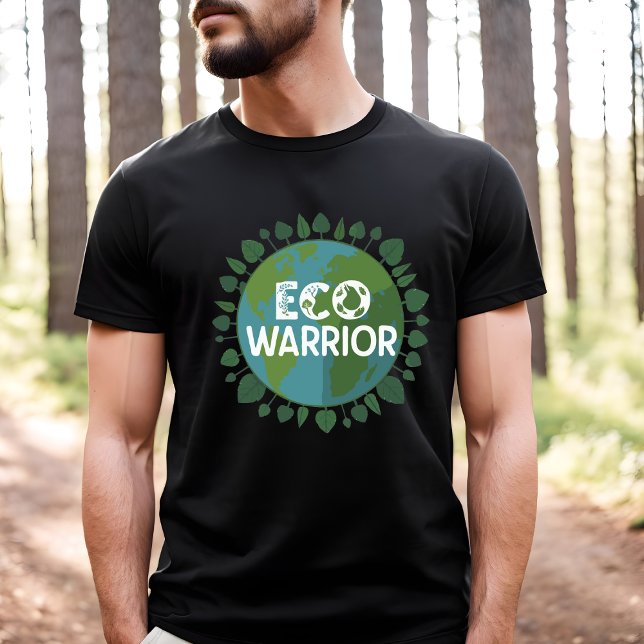 Camiseta Eco Warrior - Consciência ambiental (Criador carregado)