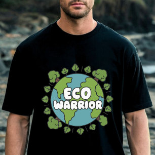 Camiseta Eco Warrior - Consciência ambiental