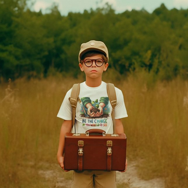Camiseta Eco Warrior - Plante o futuro (Criador carregado)