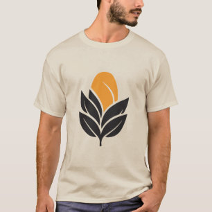 Camiseta Ecológica de Crescimento da Natureza com