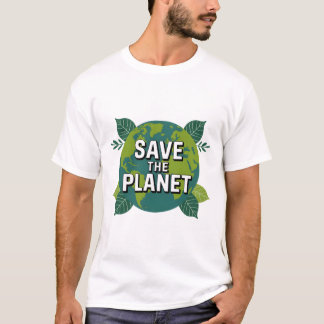 Camiseta Ecológica Salve o Planeta