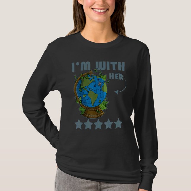 Camiseta Ecologist environmental protection animals plants  (Frente)