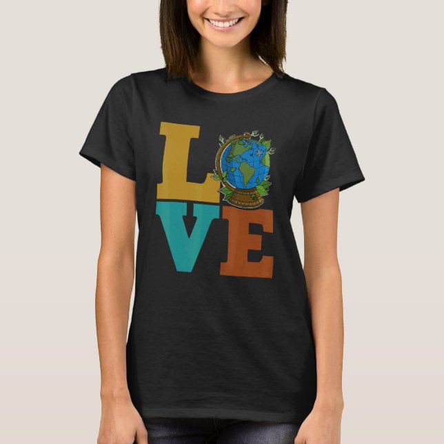 Camiseta Ecologist environmental protection animals plants  (Frente)