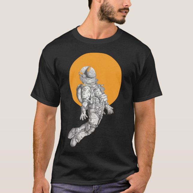 Camiseta Ecomi Para O Pacote Espacial Da Lua Astronauta Mel (Frente)