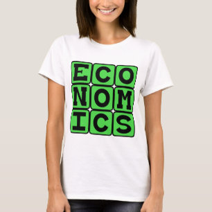 Camiseta Economia, O Estudo do Dinheiro