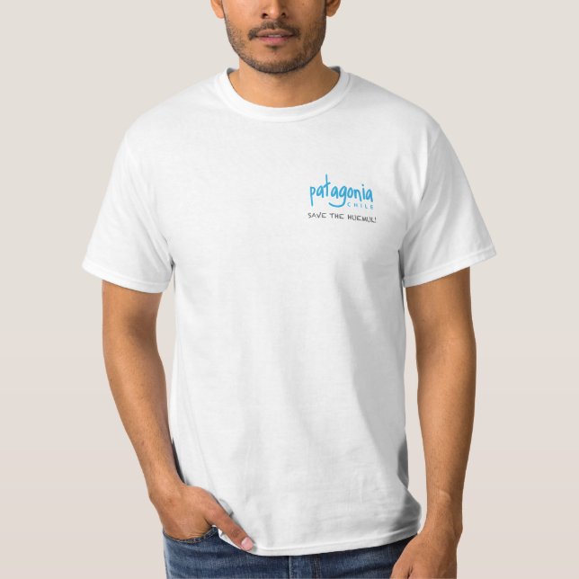 Camiseta Economias do azul o t-shirt de Huemul (Frente)