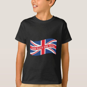 Camiseta Economias do deus o rei com Union Jack