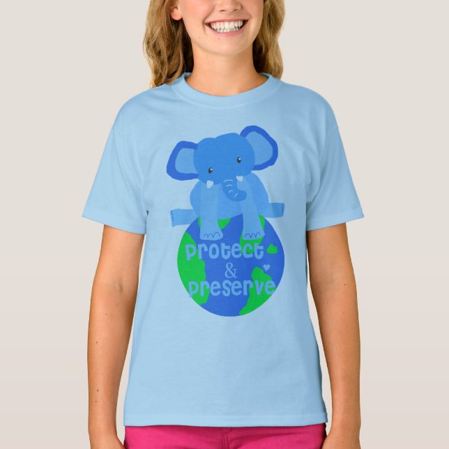 Camiseta economias do elefante a terra (Frente)