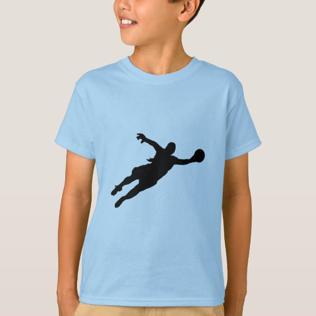 Camiseta Economias do Goalie (da fêmea) (Frente)