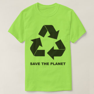 Camiseta Economias do reciclar o t-shirt do logotipo do