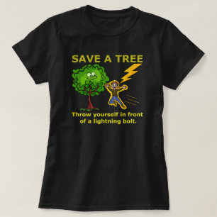 Camiseta Economias engraçadas do Dia da Terra o humor do