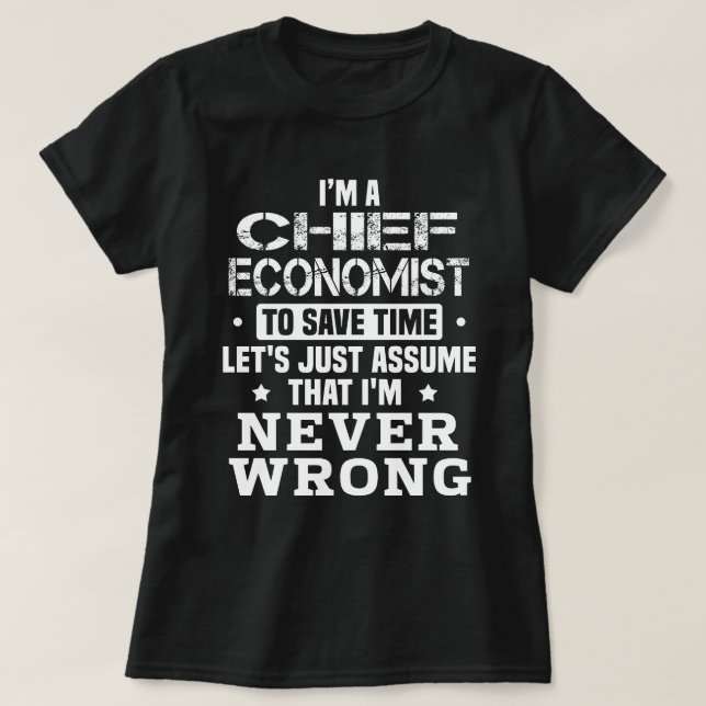Camiseta Economista Chefe (Frente do Design)