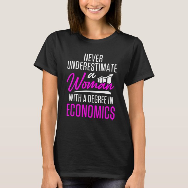 Camiseta Economista - Economia do Power Business GraduaçãoG (Frente)