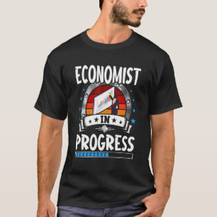 Camiseta Economista em Andamento Estudante