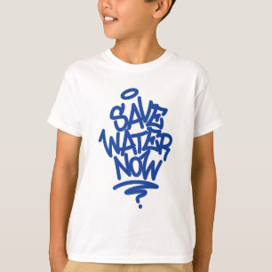 Camiseta Economize água agora