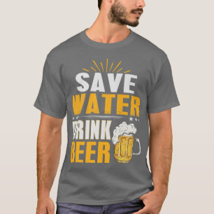 Camiseta Economize Água e Beba Cerveja na despedida de solt