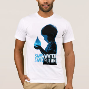 Camiseta Economize Água Salve o Futuro