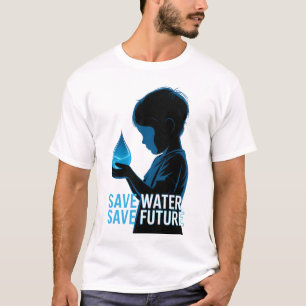Camiseta Economize Água Salve o Futuro